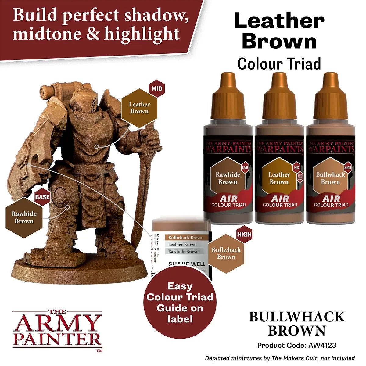 Air Warpaint Bullwhack Brown (87)-The Army Painter-Radaddel