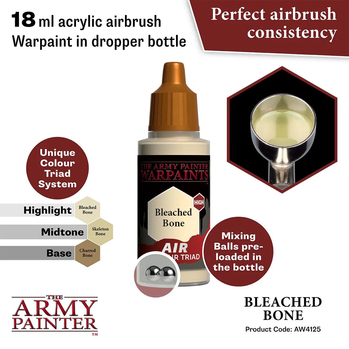 Air Warpaint Bleached Bone (108)-The Army Painter-Radaddel