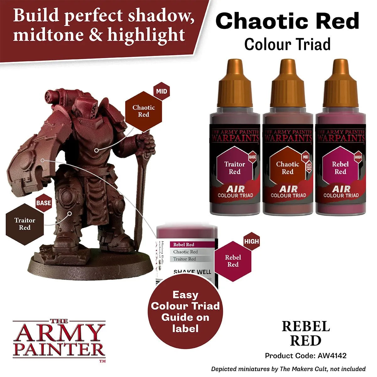 Air Warpaint Rebel Red (57)-The Army Painter-Radaddel