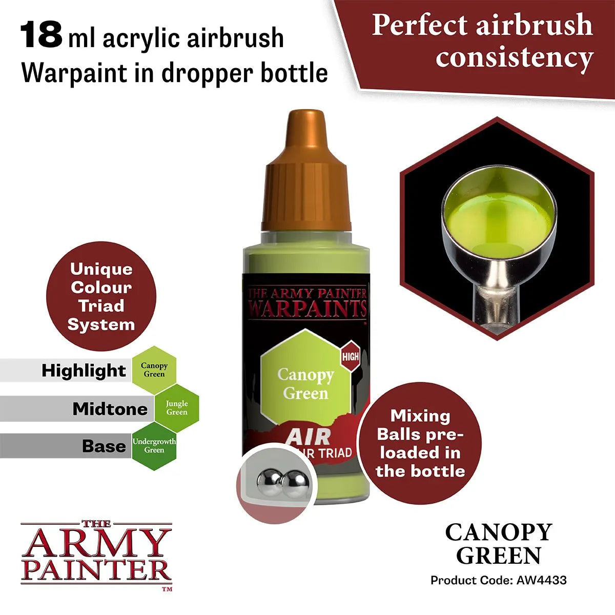 Air Warpaint Canopy Green (48)-The Army Painter-Radaddel