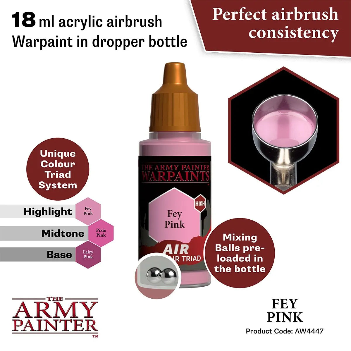 Air Warpaint Fey Pink (78)-The Army Painter-Radaddel