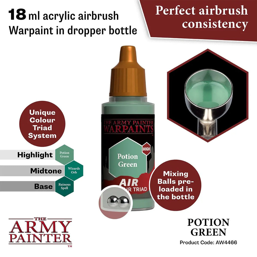 Air Warpaint Potion Green (27)-The Army Painter-Radaddel