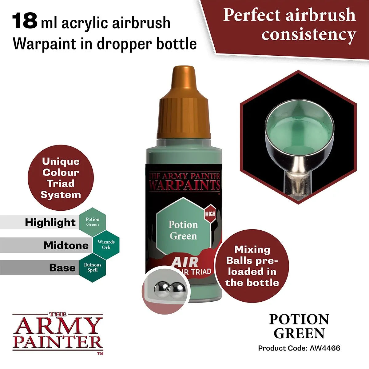 Air Warpaint Potion Green (27)-The Army Painter-Radaddel