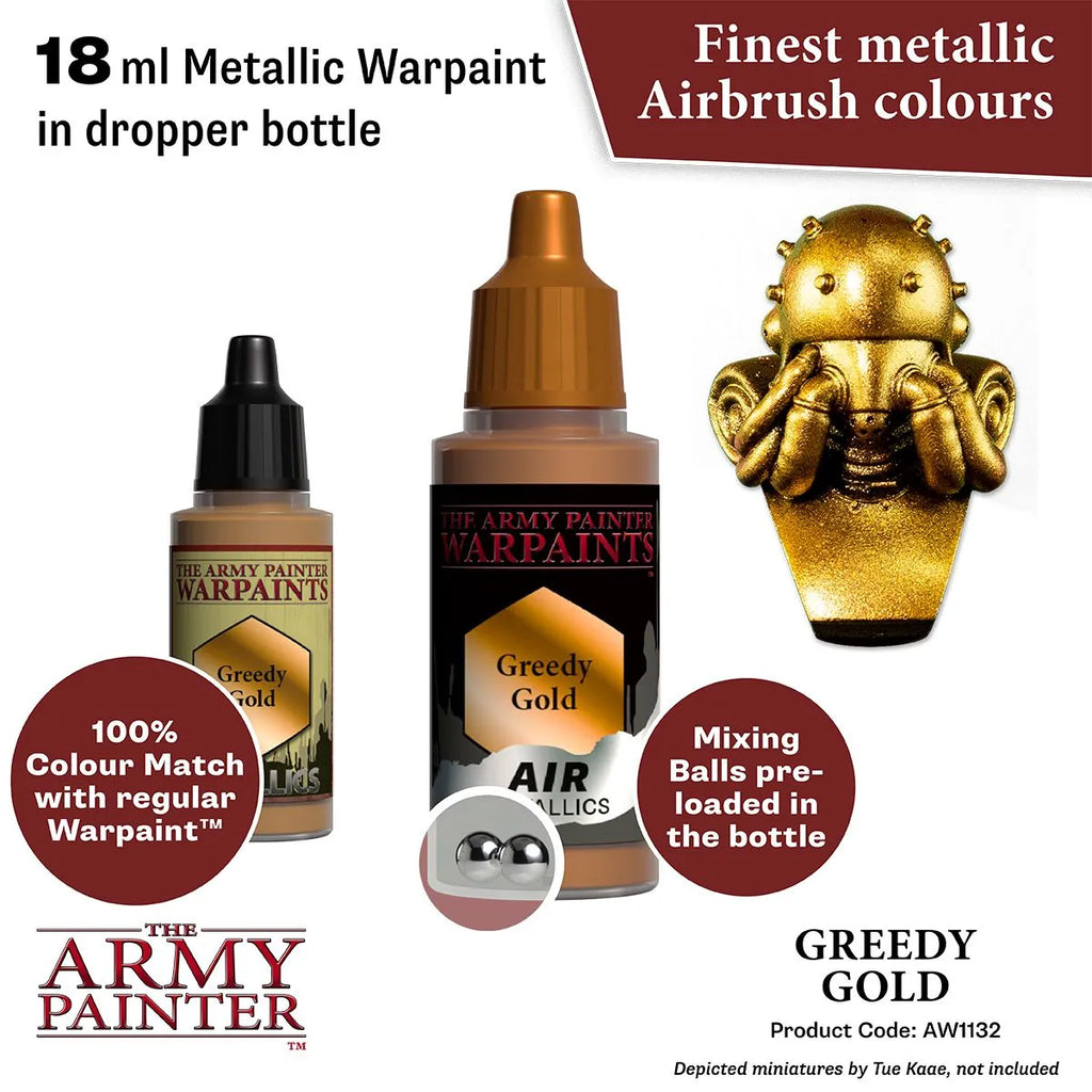 Air Warpaint Greedy Gold (121)-The Army Painter-Radaddel