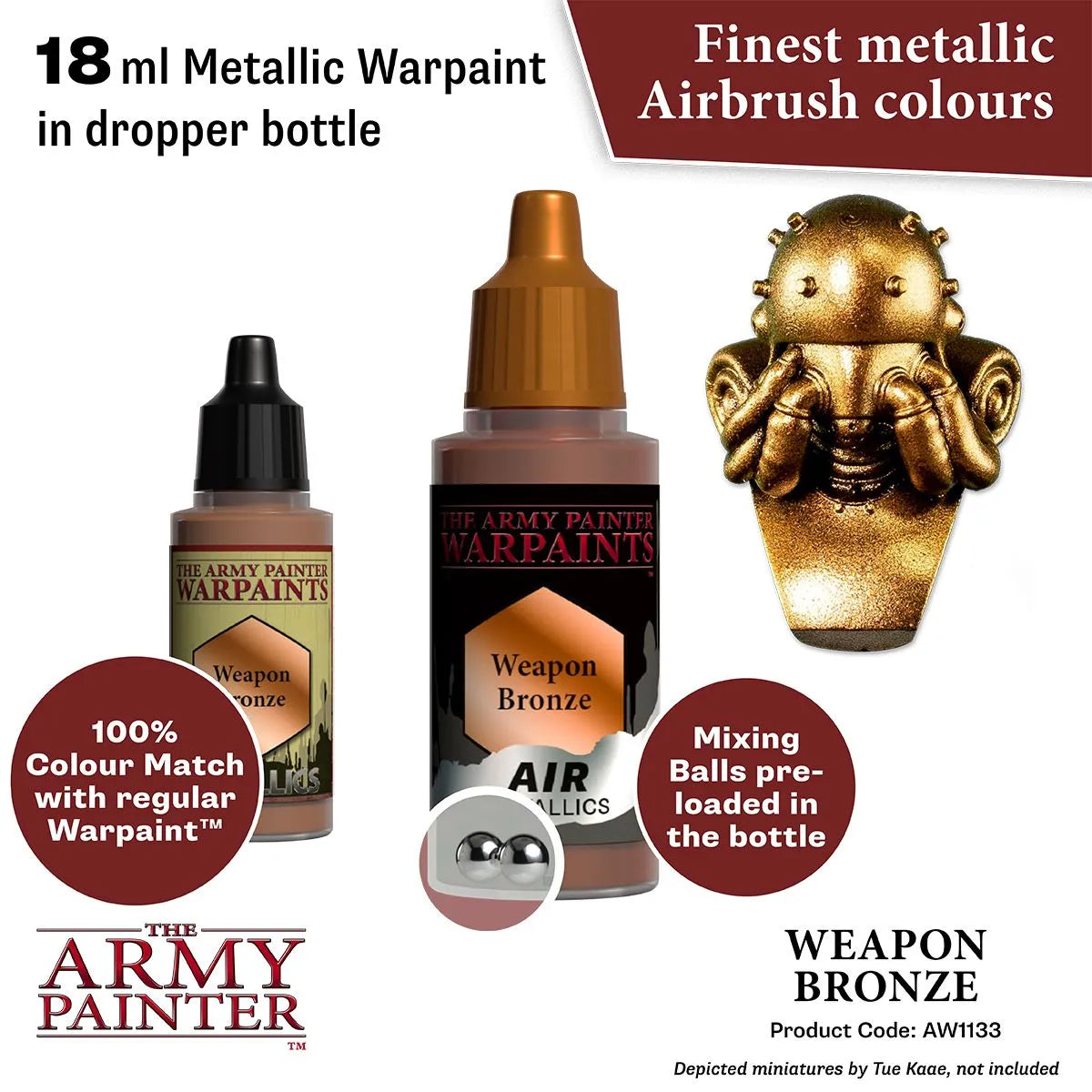 Air Warpaint Weapon Bronze (119)-The Army Painter-Radaddel