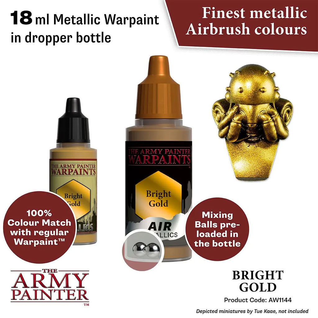 Air Warpaint Bright Gold (122)-The Army Painter-Radaddel