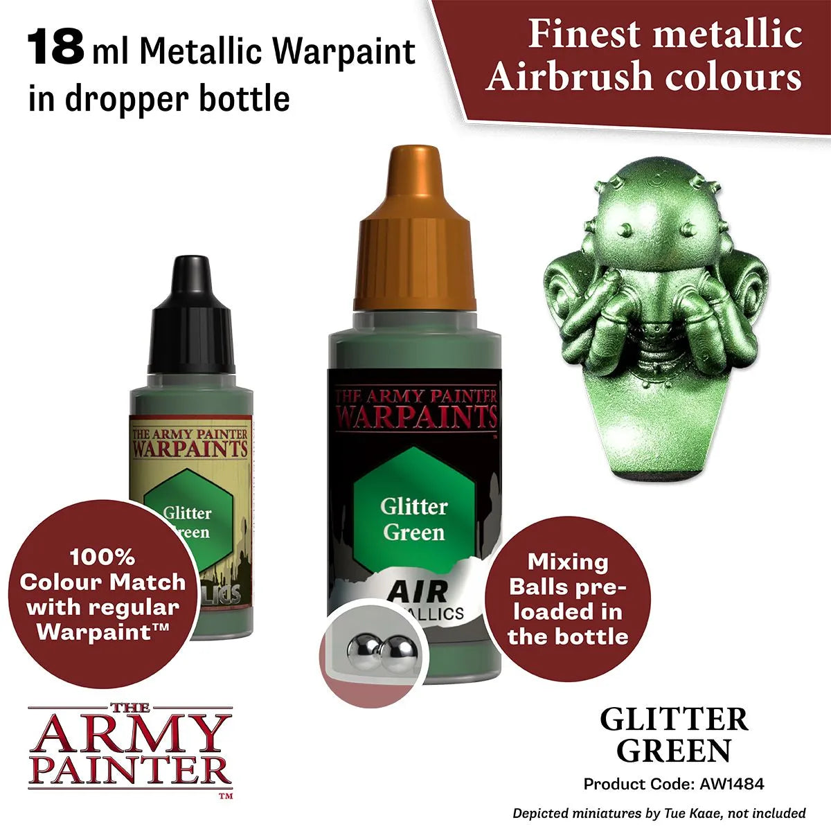 Air Warpaint Glitter Green (113)-The Army Painter-Radaddel