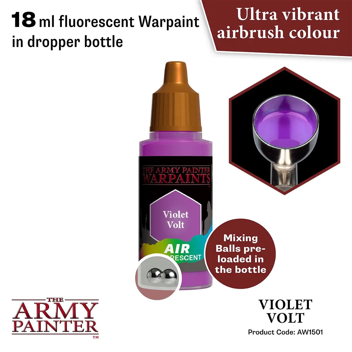 Air Warpaint Violet Volt (91)-The Army Painter-Radaddel