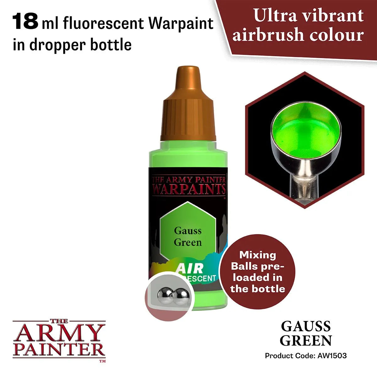 Air Warpaint Gauss Green (96)-The Army Painter-Radaddel