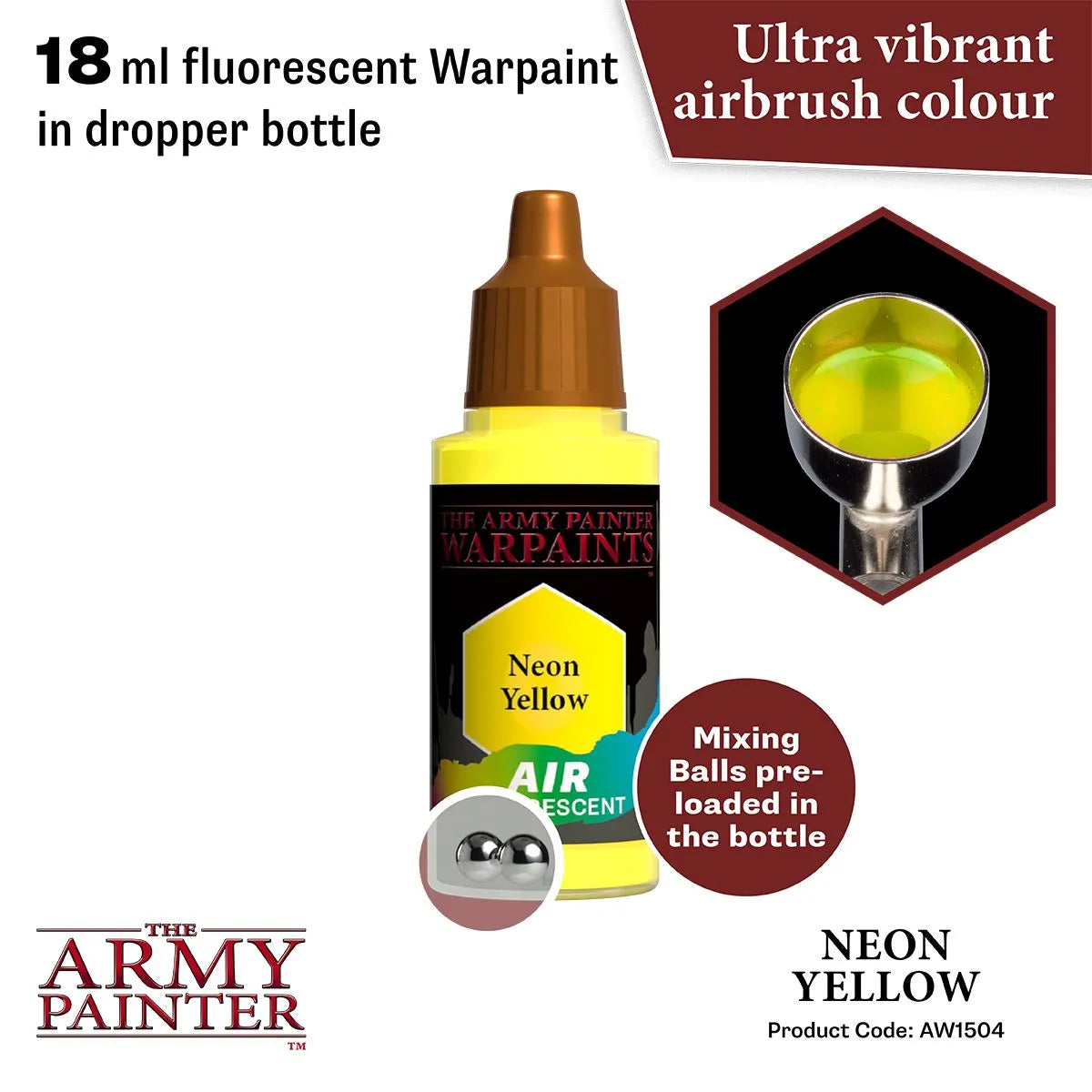 Air Warpaint Neon Yellow (94)-The Army Painter-Radaddel