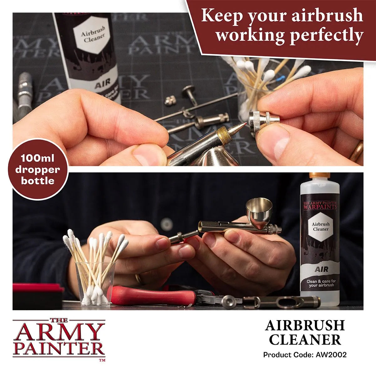 Airbrush Cleaner, 100 ml-The Army Painter-Radaddel