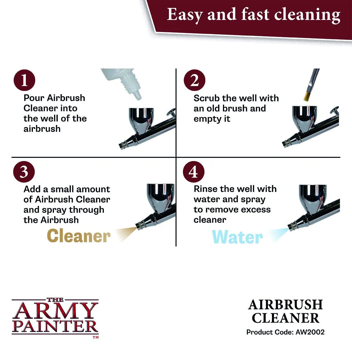 Airbrush Cleaner, 100 ml-The Army Painter-Radaddel