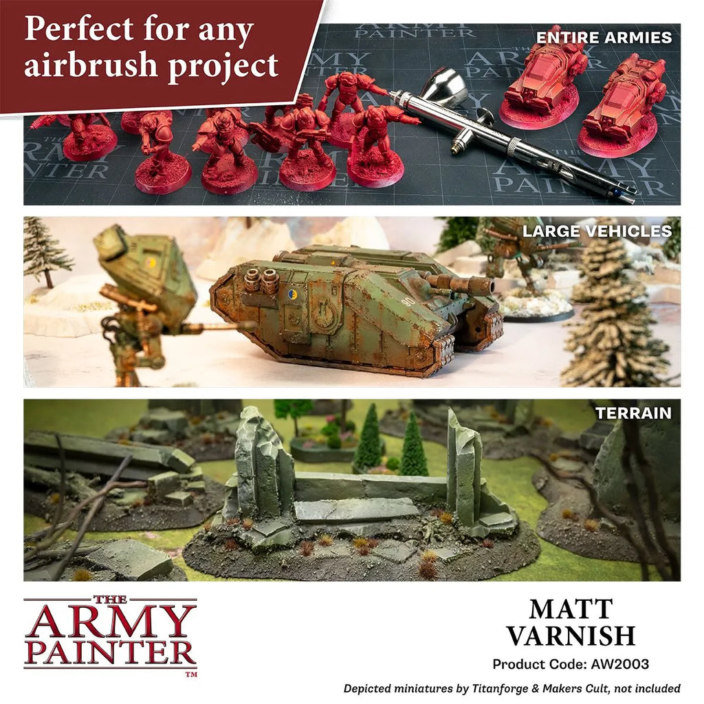 Air Anti-shine Matt Varnish, 100 ml-The Army Painter-Radaddel