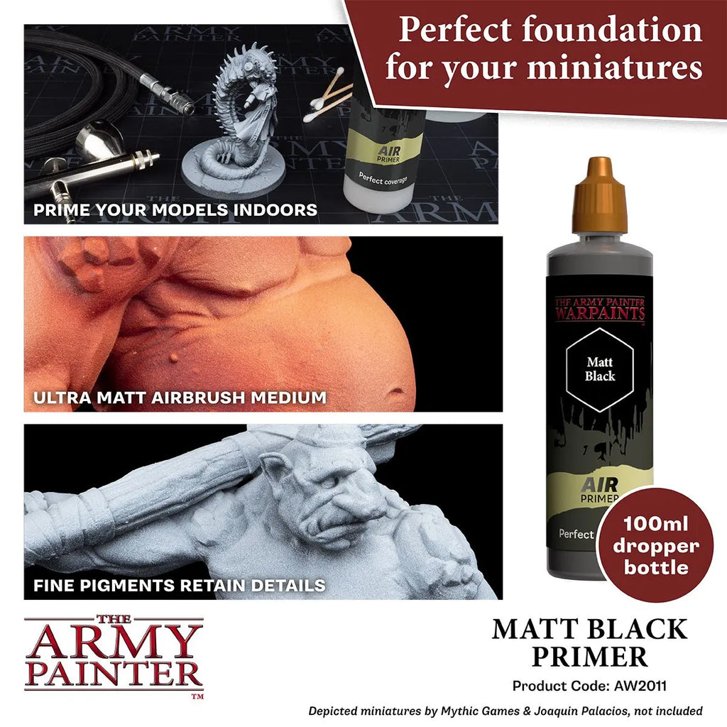 Air Primer Black, 100 ml-The Army Painter-Radaddel