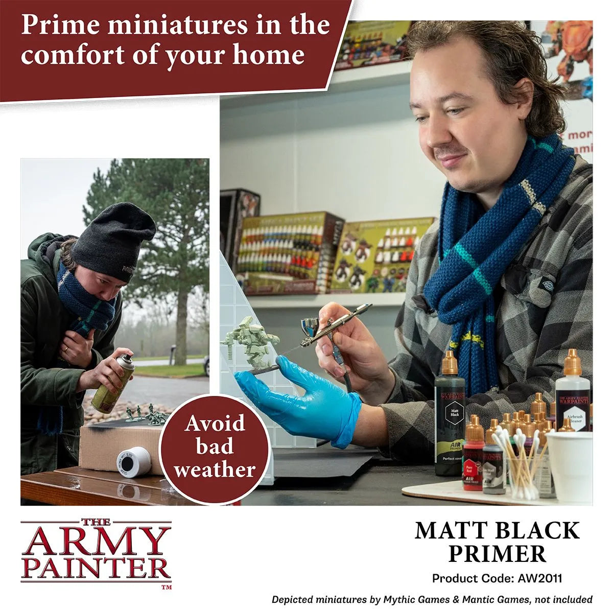 Air Primer Black, 100 ml-The Army Painter-Radaddel