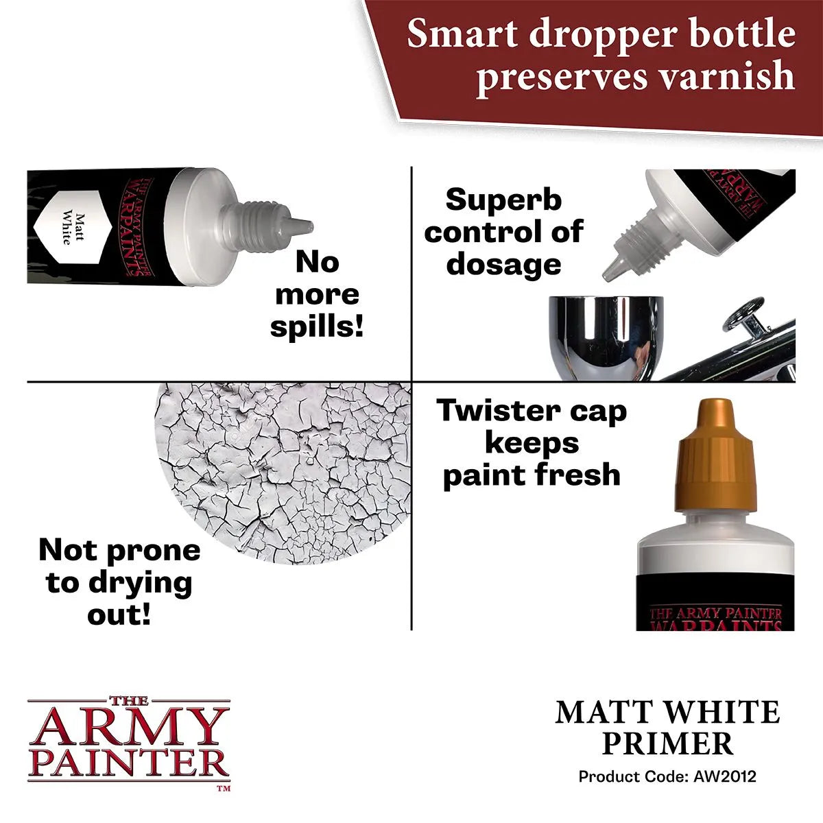 Air Primer White, 100 ml-The Army Painter-Radaddel