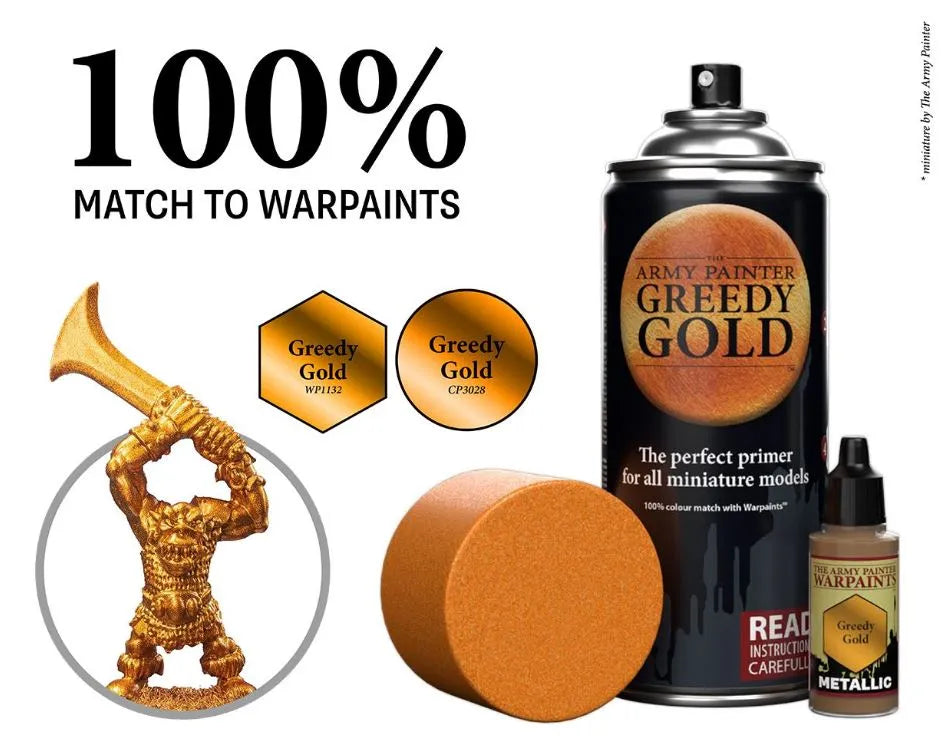 Colour Primer Greedy Gold-The Army Painter-Radaddel