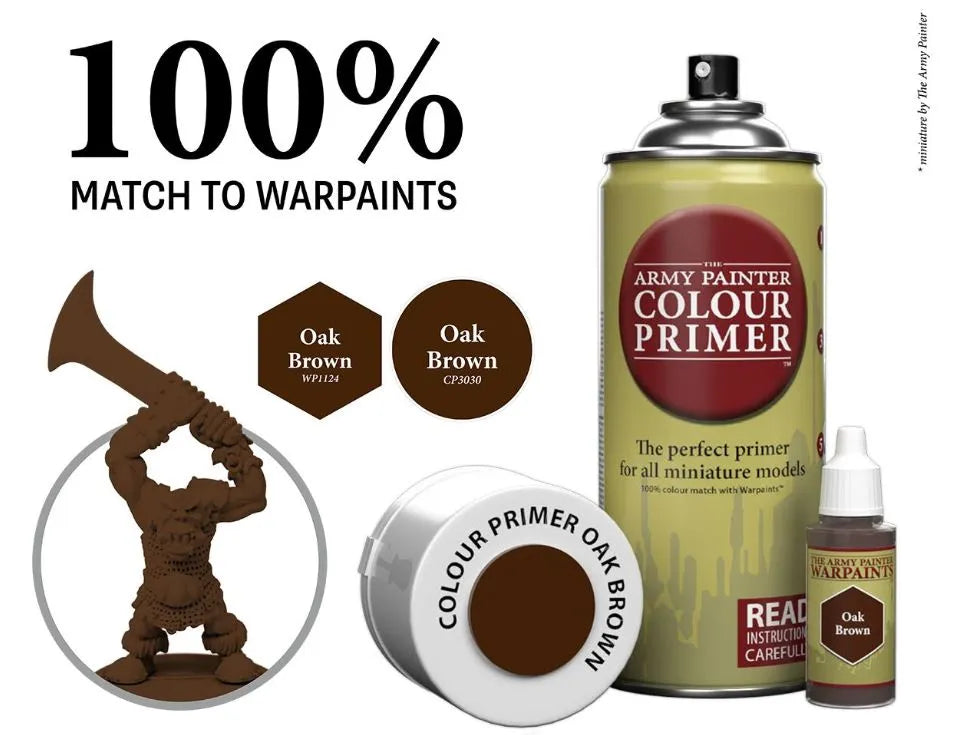Colour Primer Oak Brown-The Army Painter-Radaddel