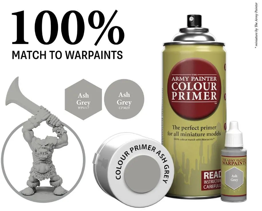 Colour Primer Ash Grey-The Army Painter-Radaddel