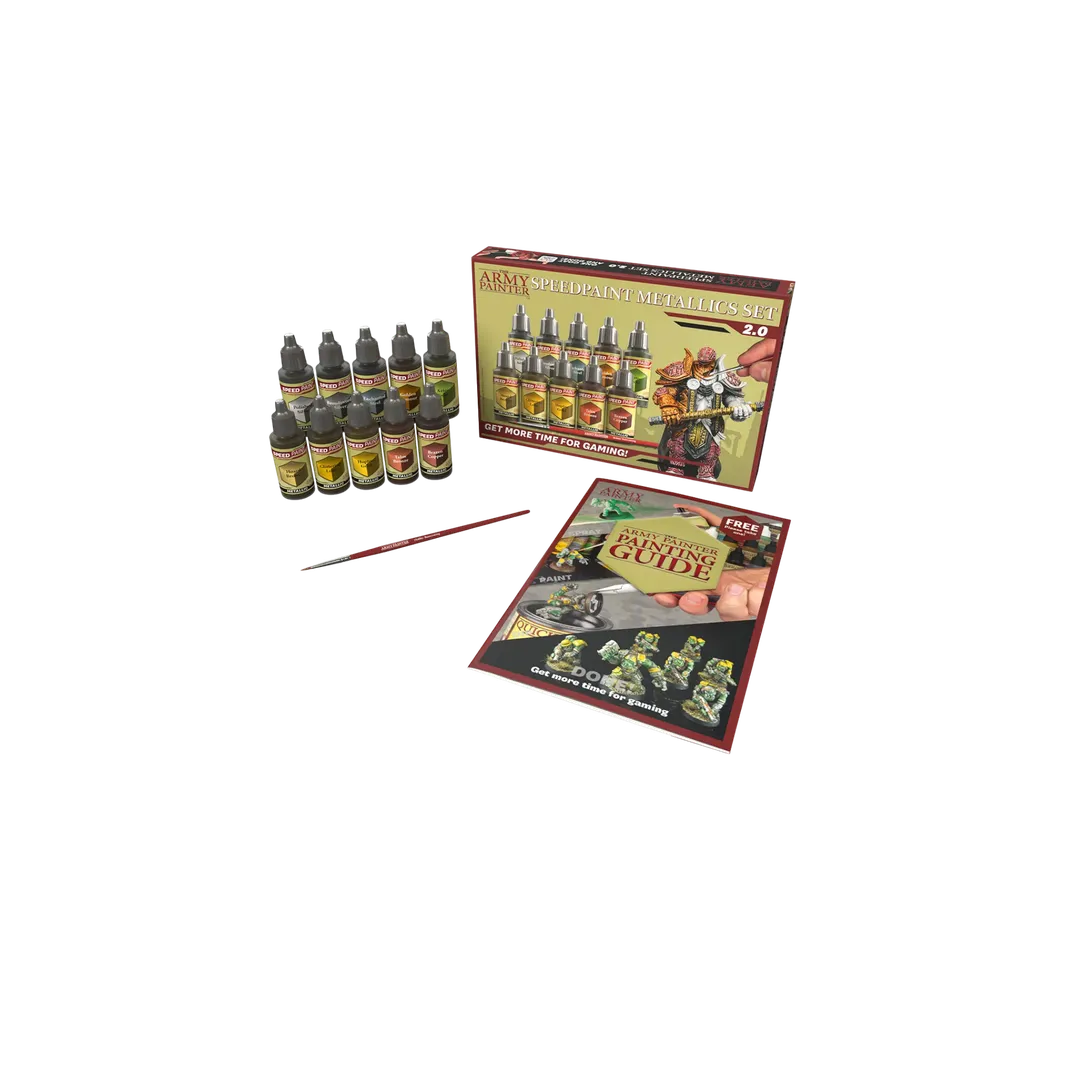 Speedpaint Metallic Set 2.0-The Army Painter-Radaddel