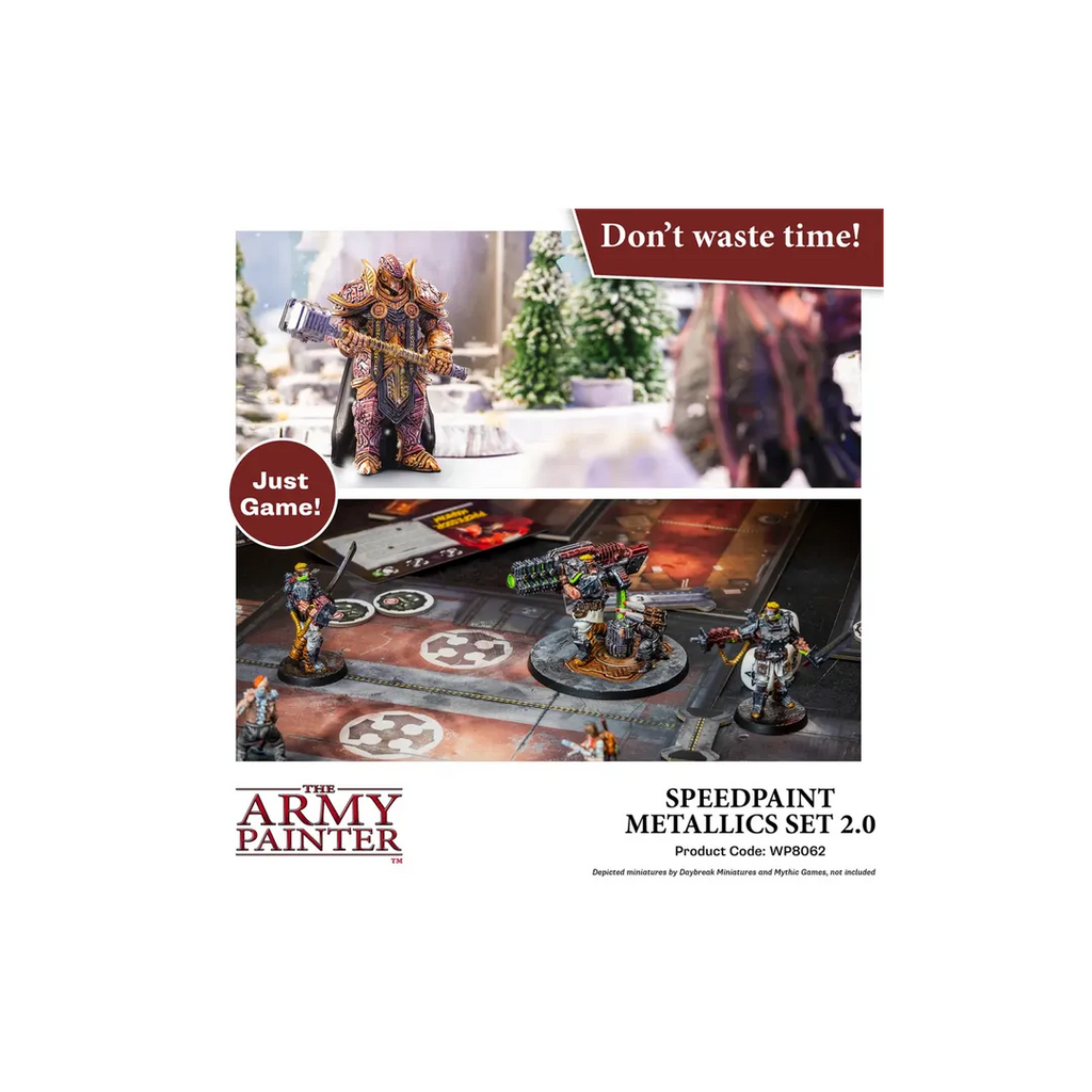 Speedpaint Metallic Set 2.0-The Army Painter-Radaddel