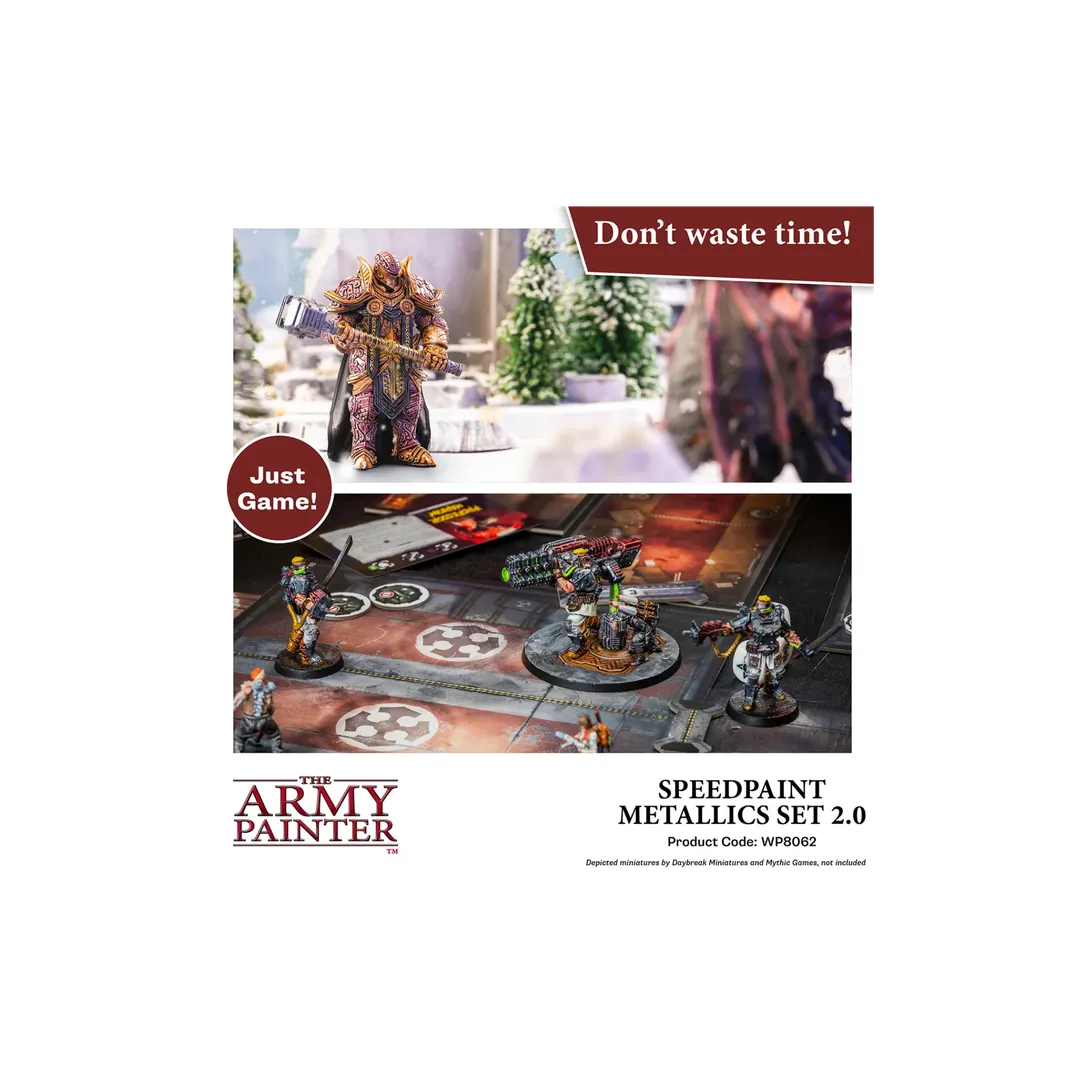 Speedpaint Metallic Set 2.0-The Army Painter-Radaddel