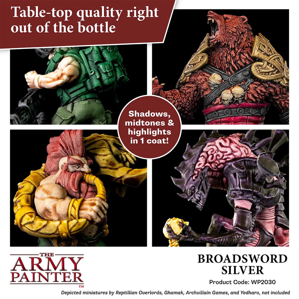 Broadsword Silver Speedpaint (81)-The Army Painter-Radaddel