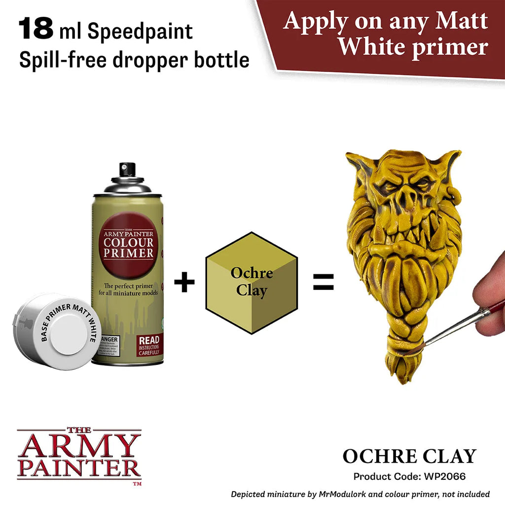 Ochre Clay Speedpaint (37)-The Army Painter-Radaddel