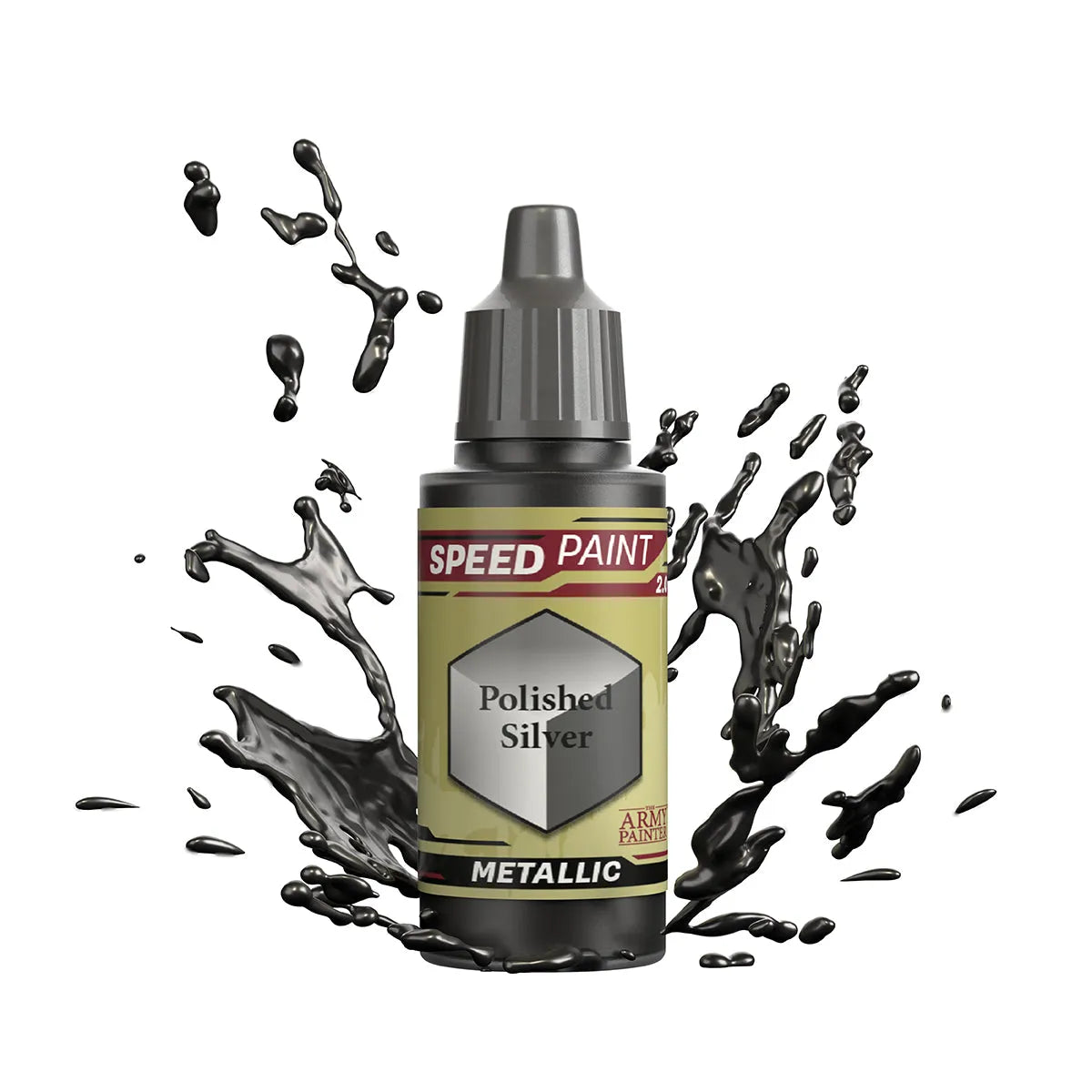 Polished Silver Speedpaint (80)-The Army Painter-Radaddel