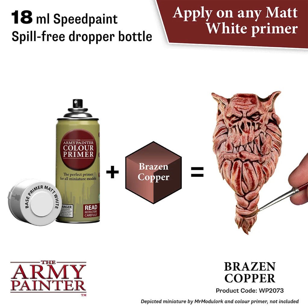 Brazen Copper Speedpaint (87)-The Army Painter-Radaddel