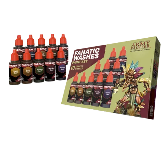 Warpaints Fanatic Washes Paint Set-The Army Painter-Radaddel