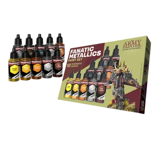 Warpaints Fanatic Metallics Paint Set-The Army Painter-Radaddel