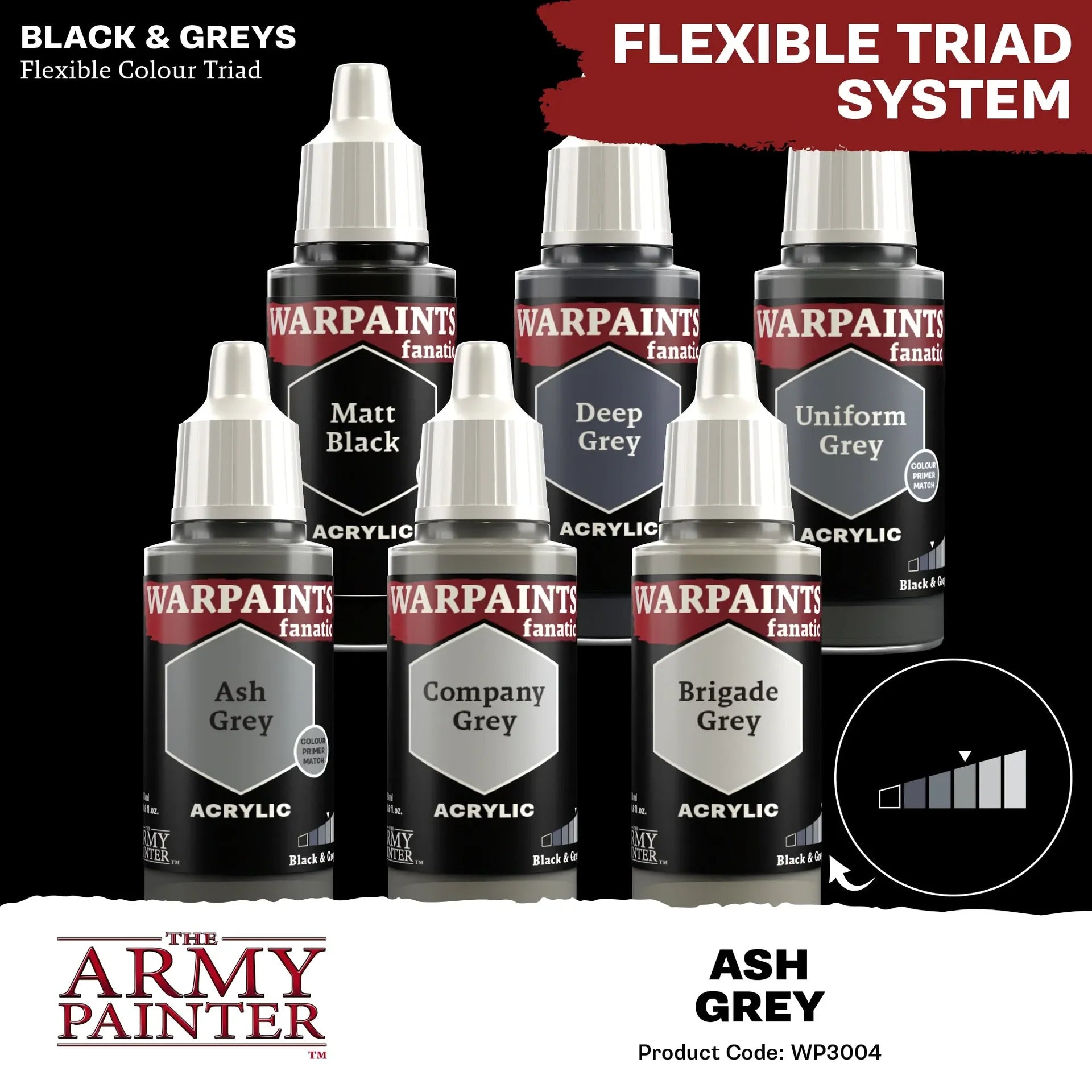 Ash Grey Fanatic WP-The Army Painter-Radaddel