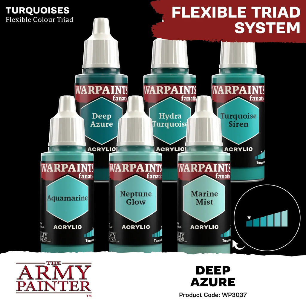 Deep Azure Fanatic WP-The Army Painter-Radaddel