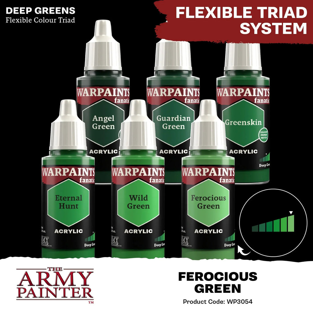 Ferocious Green Fanatic WP-The Army Painter-Radaddel