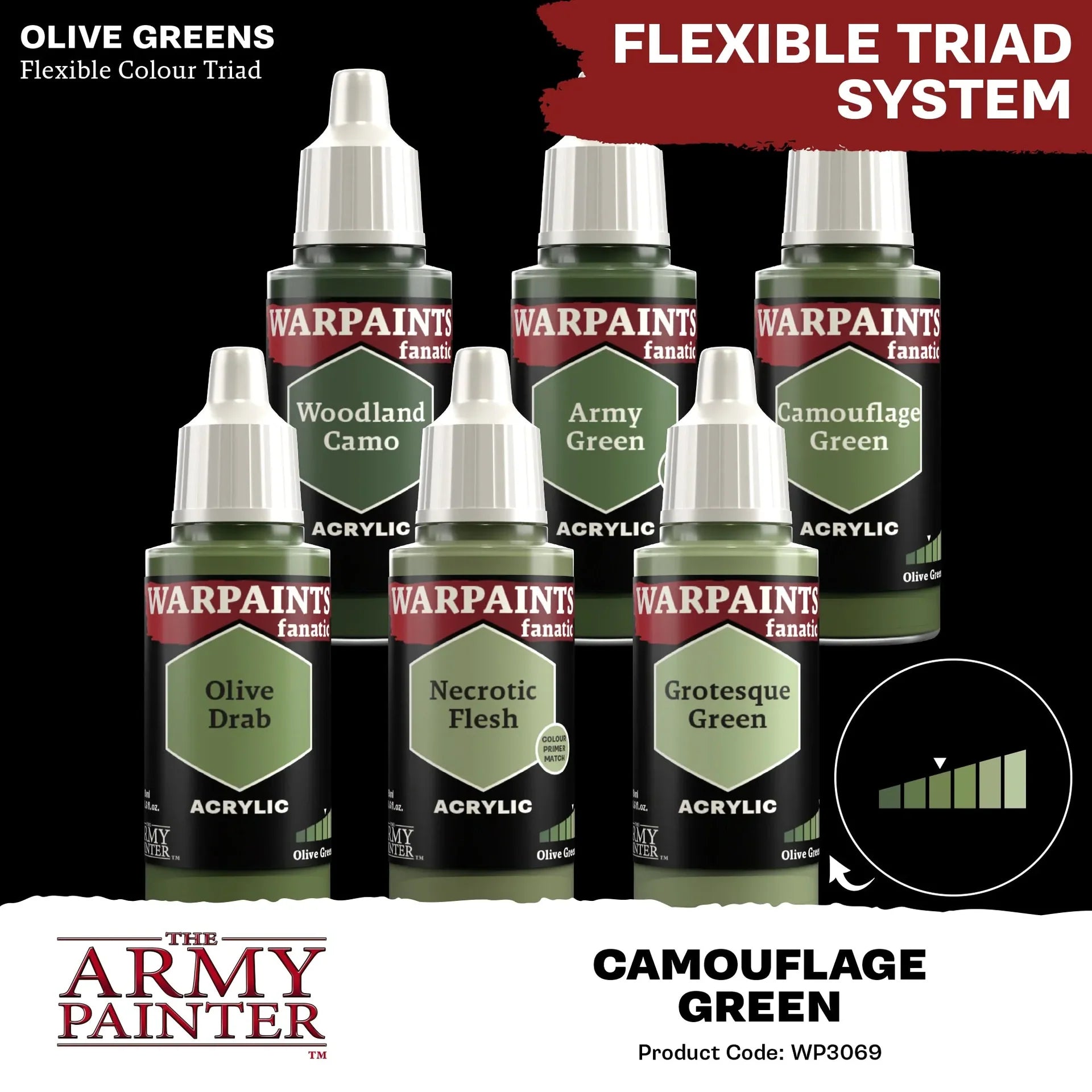 Camouflage Green Fanatic WP-The Army Painter-Radaddel