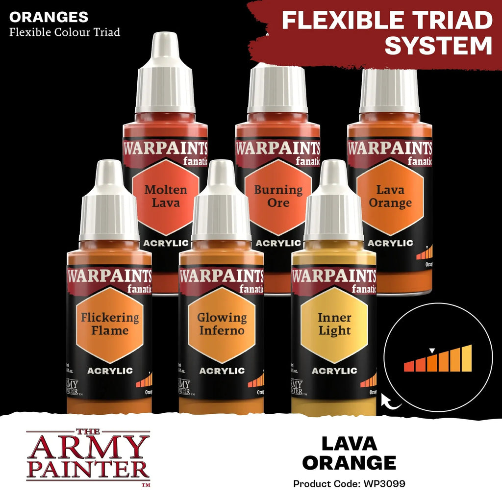 Lava Orange Fanatic WP-The Army Painter-Radaddel