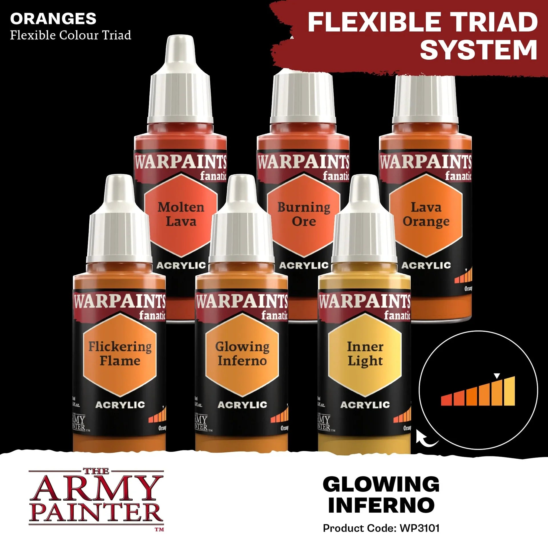 Glowing Inferno Fanatic WP-The Army Painter-Radaddel
