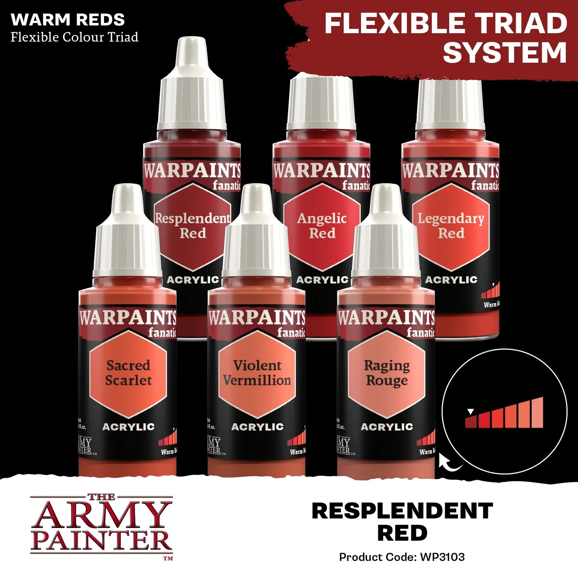 Resplendent Red Fanatic WP-The Army Painter-Radaddel