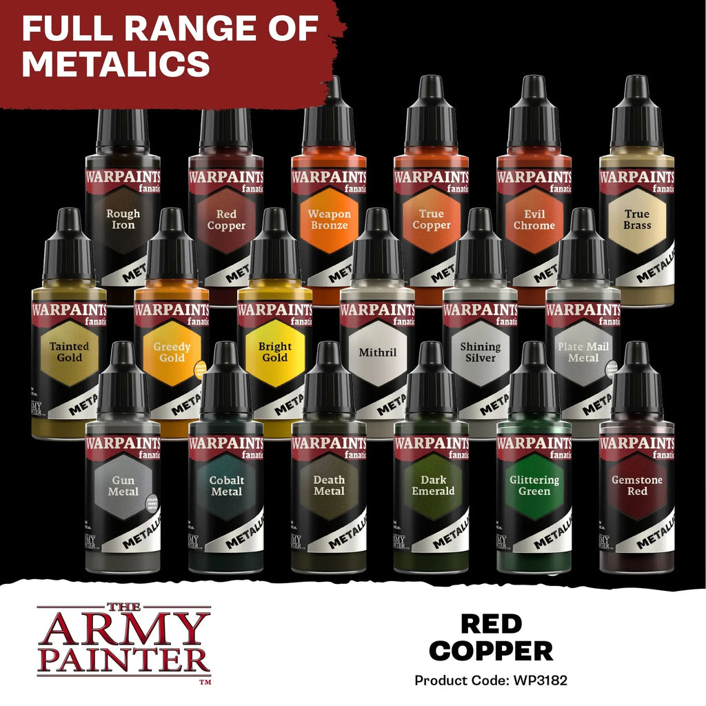 Red Copper Fanatic Metallic-The Army Painter-Radaddel