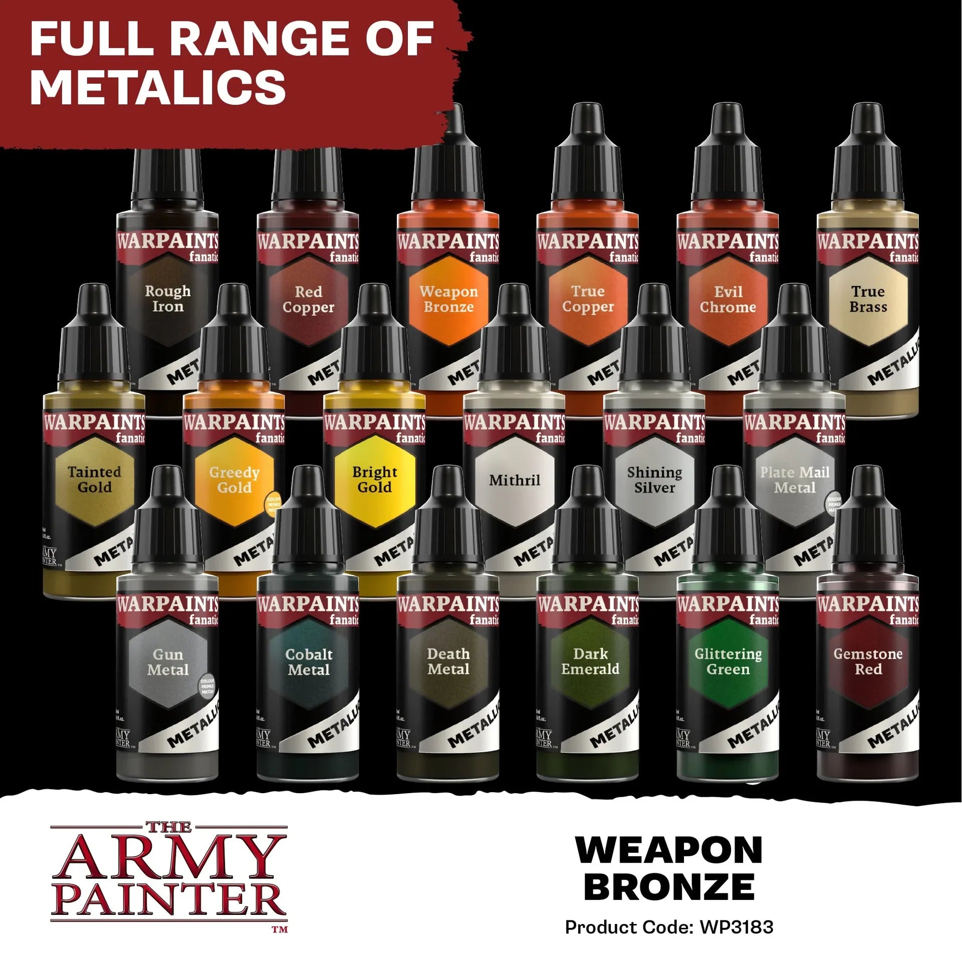 Weapon Bronze Fanatic Metallic-The Army Painter-Radaddel