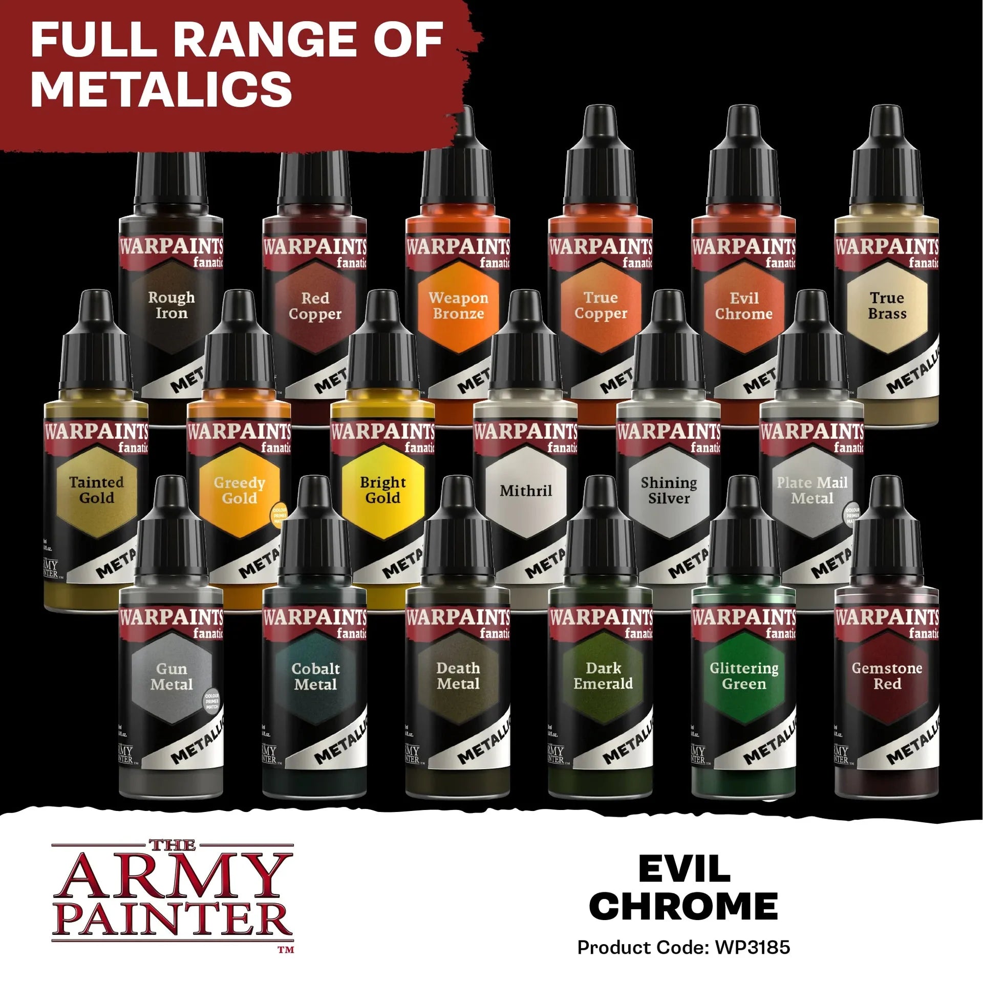 Evil Chrome Fanatic Metallic-The Army Painter-Radaddel