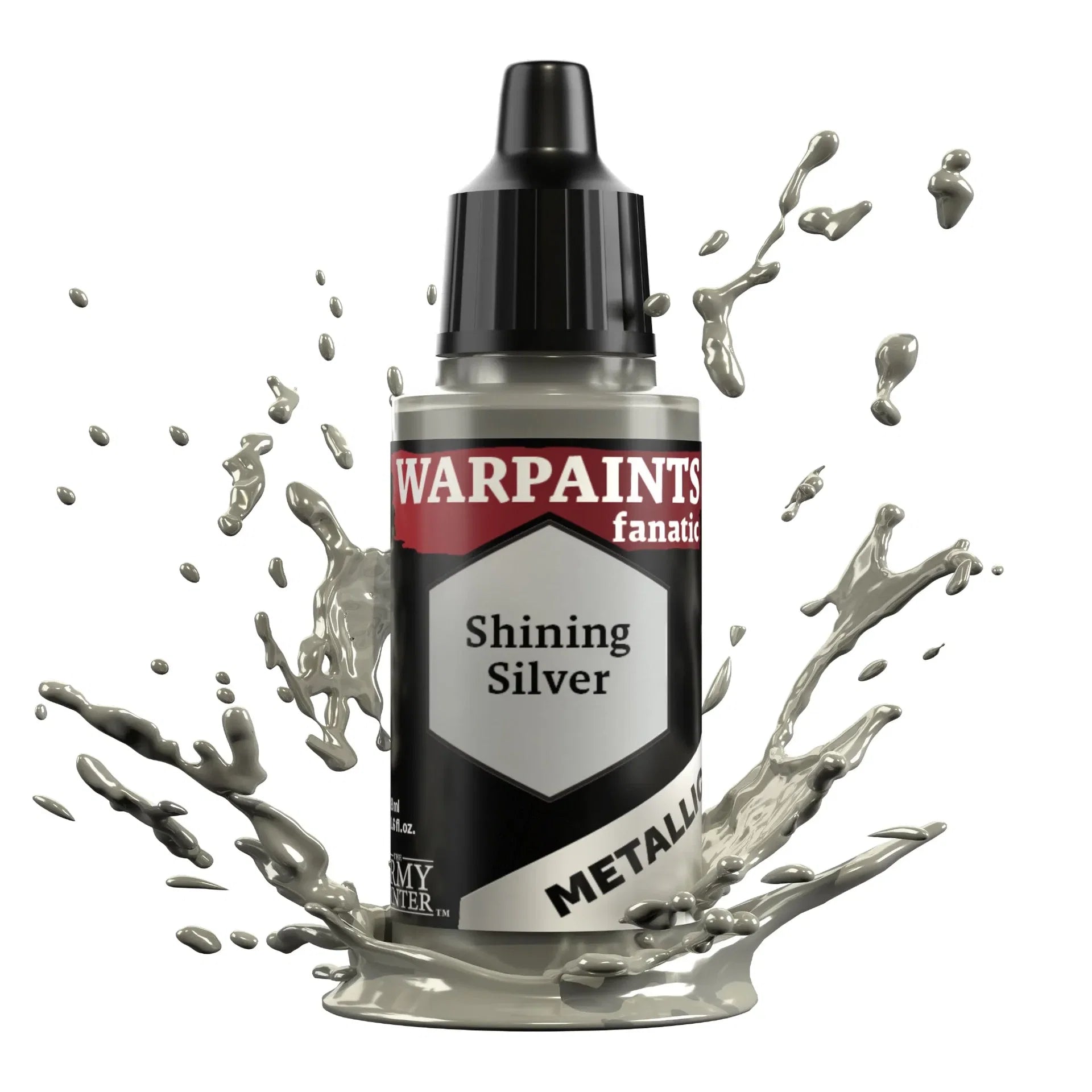 Shining Silver Fanatic Metallic-The Army Painter-Radaddel