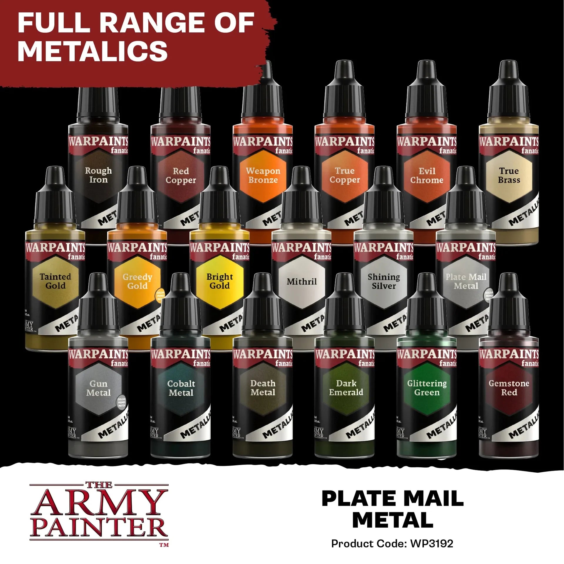 Plate Mail Metal Fanatic Metallic-The Army Painter-Radaddel