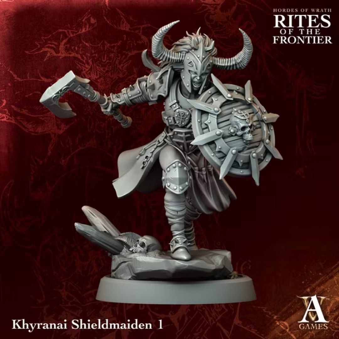 Hordes of Wrath - Khyranai Shieldmaiden 1