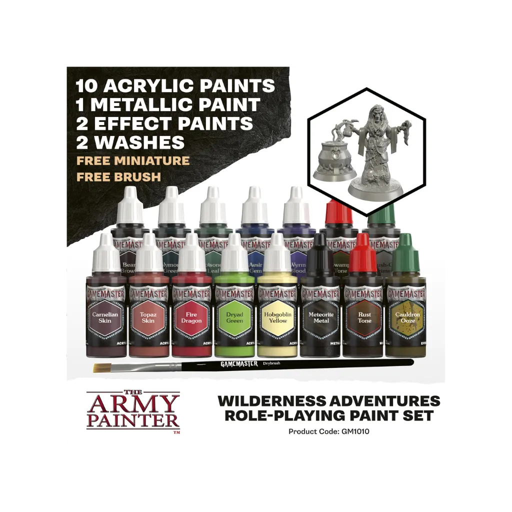 Gamemaster: Wilderness Adventures Starter Role-playing Paint Set-The Army Painter-Radaddel