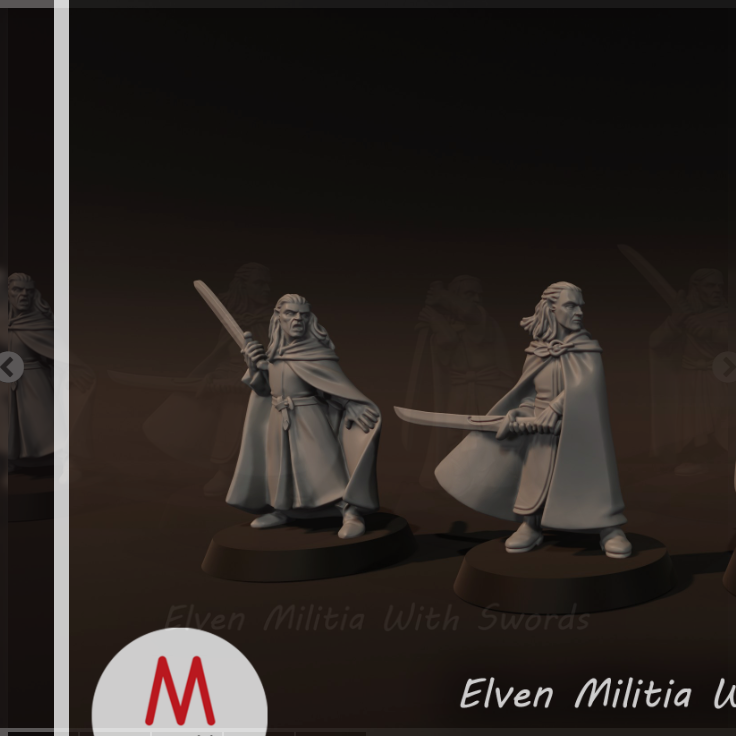 Elven Militia With Swords