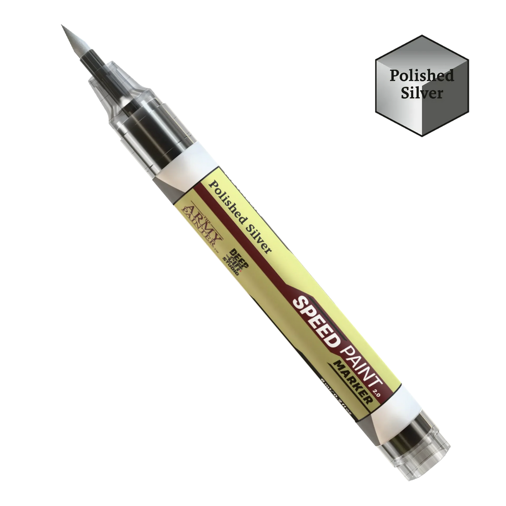 Speedpaint Marker - Polished Silver-The Army Painter-Radaddel