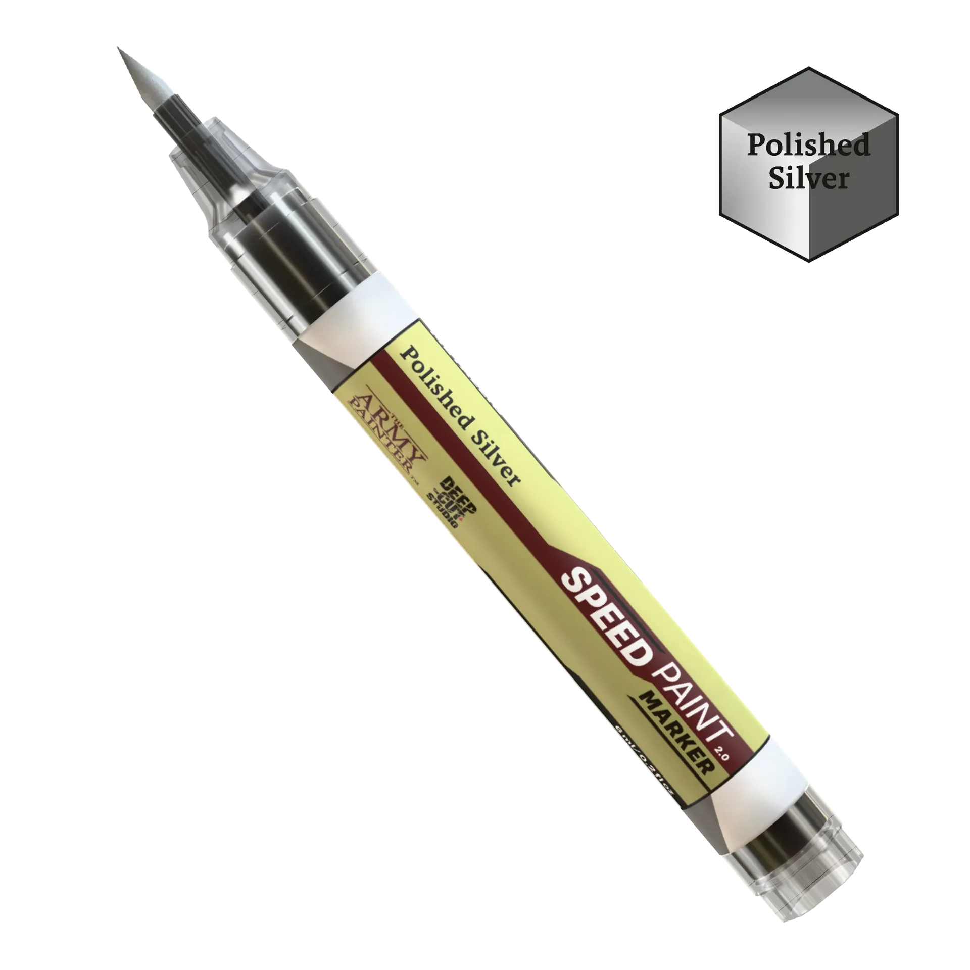 Speedpaint Marker - Polished Silver-The Army Painter-Radaddel