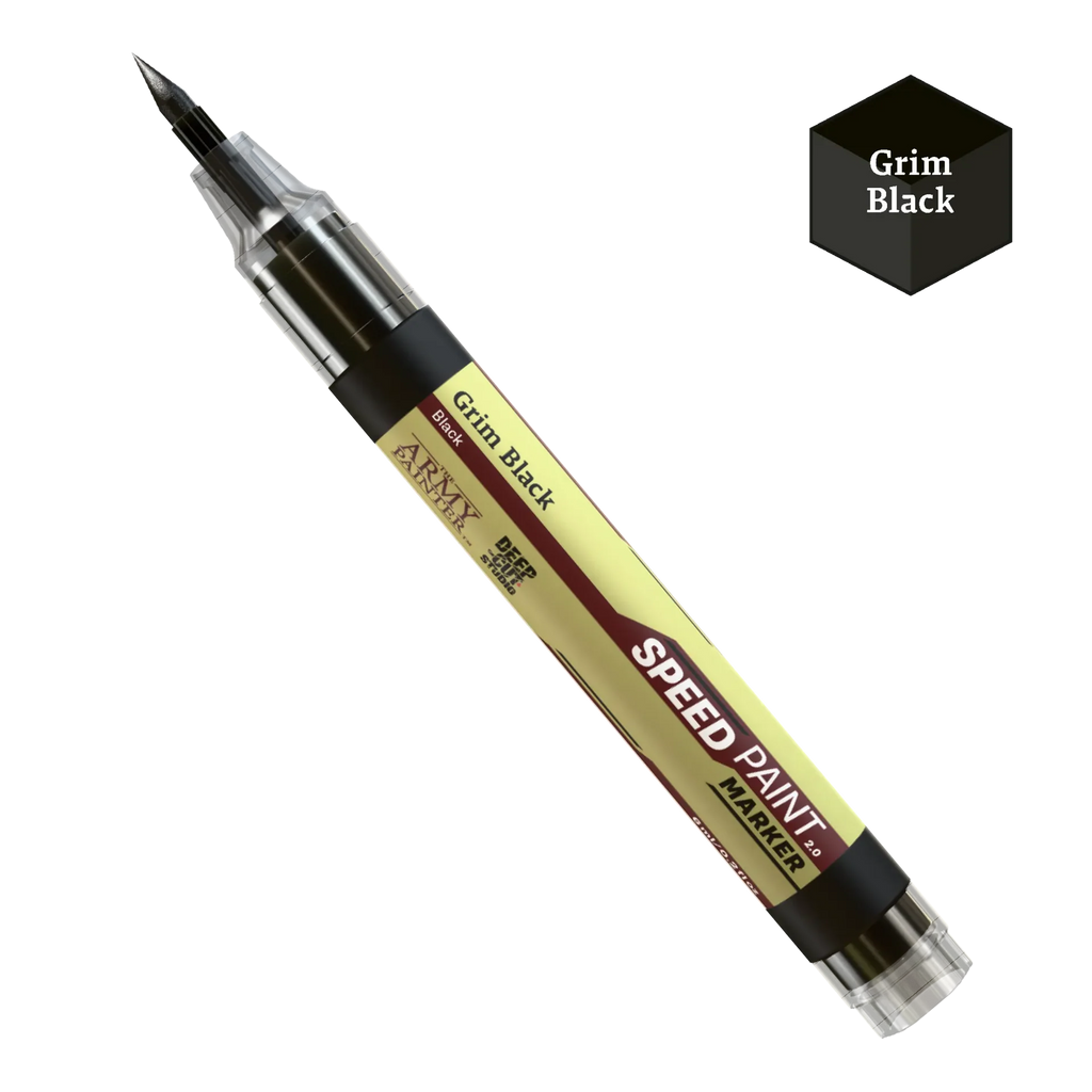 Speedpaint Marker - Grim Black-The Army Painter-Radaddel